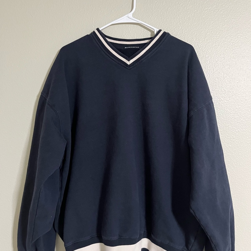 Navy Brandy Melville Sweatshirt